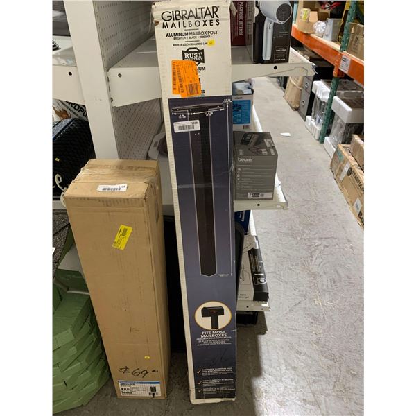 Gibraltar Mailboxes - Mail Box Post - Black