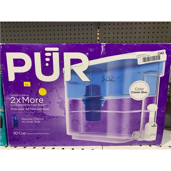 Pur In Fridge Water Purifier filtration system  30Cup