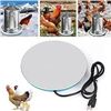 Image 1 : BuerKeo Poultry Waterer Heated Base, Chicken Water Heater for Winter Pet Metal Base,125W Electric Sa