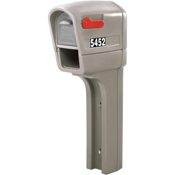 Step2 545200 MailMaster Plus Mailbox, Stone Gray