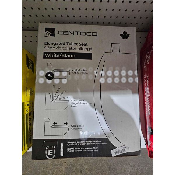 Centoco Elongated Toilet Seat - White