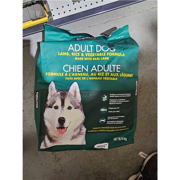 Kirkland Adult Lamb & Rice Dog Kibble 18.14 Kg