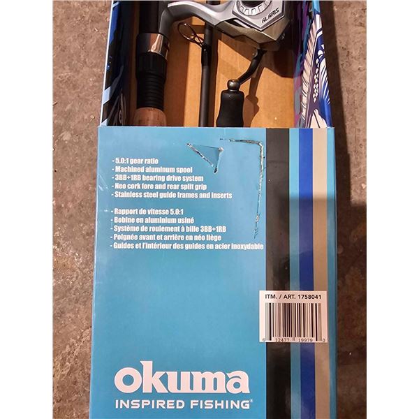 Okuma Spin Cast Fishing Rod & Tackle Set