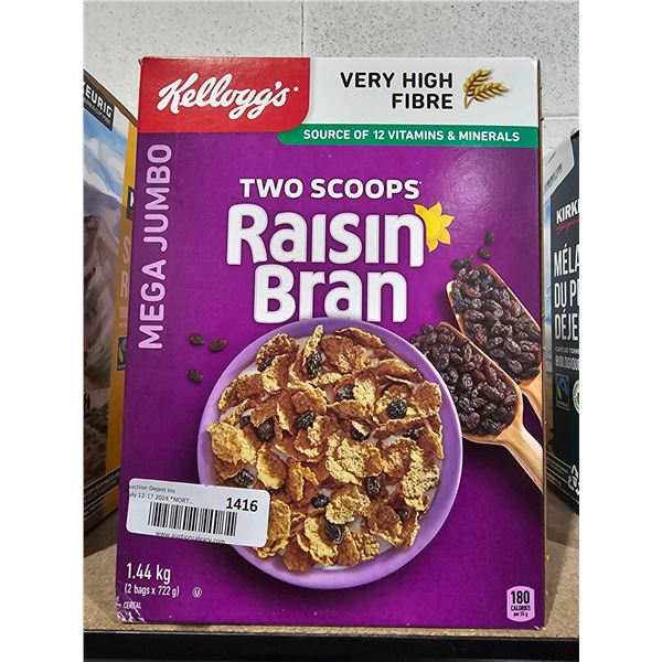 Kellogg's Raisin Bran Cereal 1.44 Kg