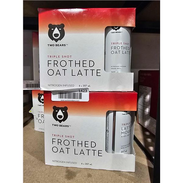 Two Bears Tripple Shot Frothed Oat Latte 2x(6x207)ml