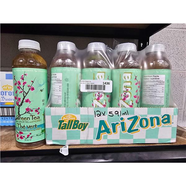 Arizona  TallBoy Green Tea with Ginseng & Honey 12x591ml