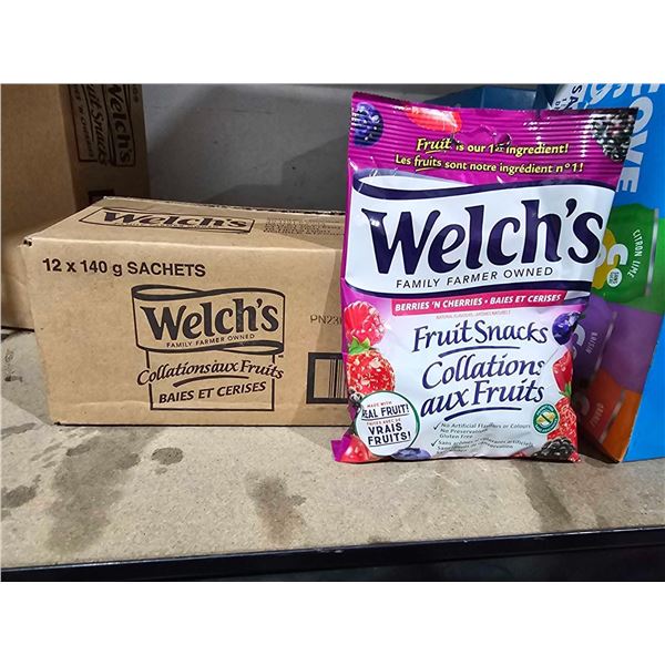 Welch's Berries' N Creme Fruit Snacks (12 x 140g)