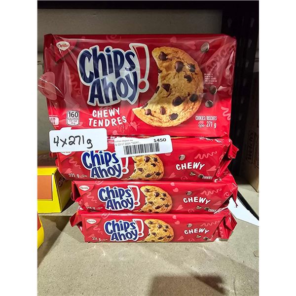 Christie Chips Ahoy Chewy Chocolate Chip Cookies 4x271g