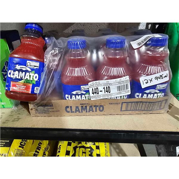 Mott's Clamato Original Tomato Clam Cocktail 12 x 945ml