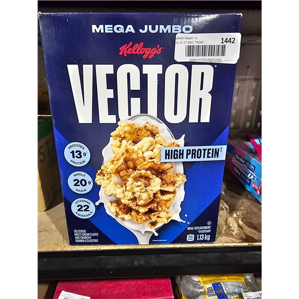 Kellogg's Vector High Protein Cereal 1.13 Kg