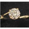 Image 1 : 10K Yellow Gold Lab Grown Diamond (1.02Ct,Vs1,E) Ring (~Size 6.75)(Ring is resizable for $40) (~weig