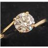 Image 2 : 10K Yellow Gold Lab Grown Diamond (1.02Ct,Vs1,E) Ring (~Size 6.75)(Ring is resizable for $40) (~weig