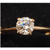 Image 3 : 10K Yellow Gold Moissanite(0.5ct) Ring (~Size 6.5)(Ring is resizable for $40) (~weight 1.2g), Made i
