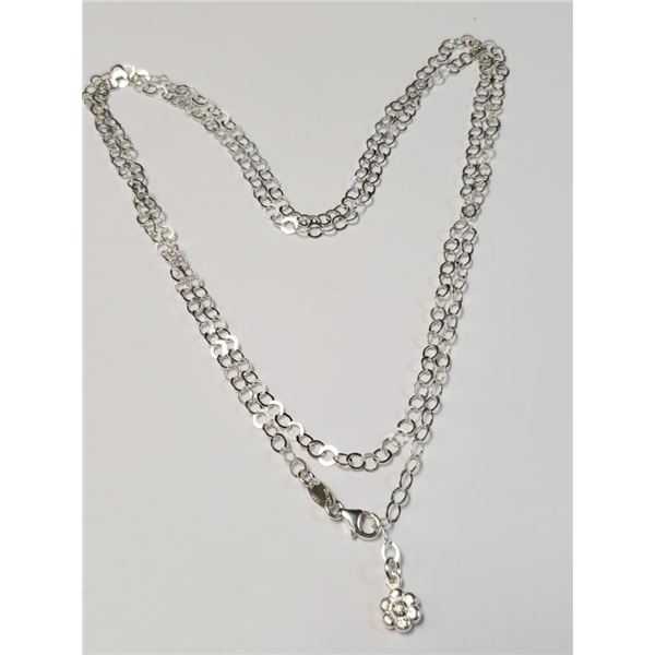 Silver 5G 34" Necklace, Suggested Retail Value $80