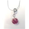 Image 1 : Silver Crystal 16" Necklace, Suggested Retail Value $60
