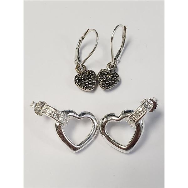 Silver 2 Earring Set, Suggested Retail Value $100