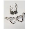 Image 2 : Silver 2 Earring Set, Suggested Retail Value $100