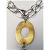 Image 2 : Silver 24" Total Natural Wood Necklace, Suggested Retail Value $120
