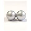 Image 1 : Silver Pearl Earrings, Suggested Retail Value $400