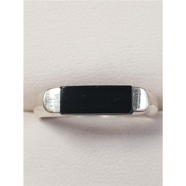 Silver Black Onyx Ring, Suggested Retail Value $120