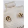 Image 2 : Silver Citrine(0.5ct) Earrings, Made in Canada, Suggested Retail Value $120