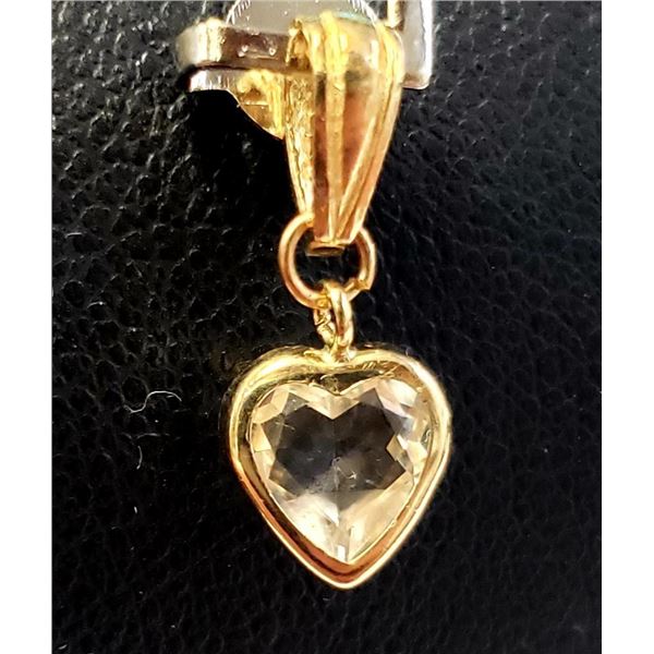 10K Yellow Gold Moonstone (1ct) Pendant, Suggested Retail Value $300