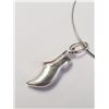 Image 2 : Silver Shoe 16" Necklace, Suggested Retail Value $80