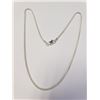 Image 1 : Silver 3.15G 16" Necklace, Suggested Retail Value $60