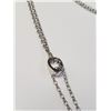 Image 2 : Silver 18" Persona Label Necklace, Suggested Retail Value $95