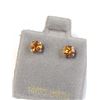 Image 3 : 10K Yellow Gold Citrine(0.6ct) Earrings, Made in Canada, Suggested Retail Value $200