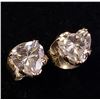 Image 1 : 14K White Gold Heart Shape Cz Earrings, Suggested Retail Value $120