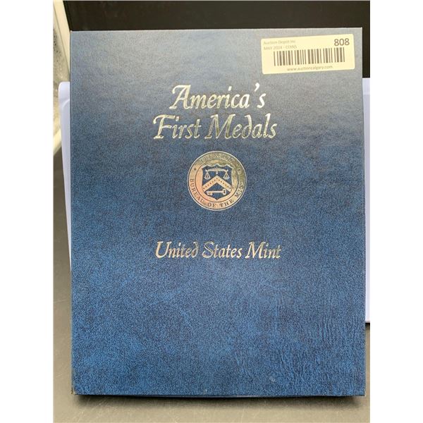 ESTATE ITEM - America's First Medals USA Mint Issued Collector Set
