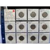 Image 3 : ESTATE ITEM - Set of Canada Nickels 1922-1952 King George V and VI Silver Cataloged LOT of 19
