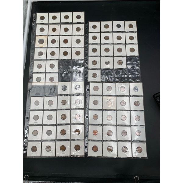 ESTATE ITEM - Lot of Canada Pennies Cataloged 1929-1974 LOT of 74