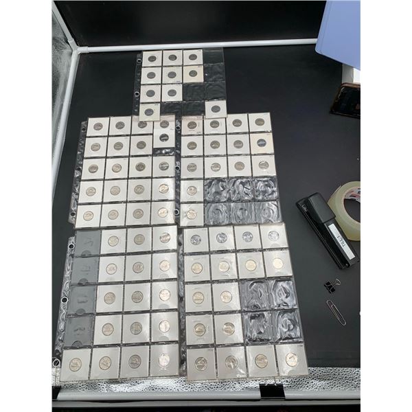 ESTATE ITEM - Large collection Canada Nickels Cataloged LOT of 75