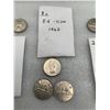 Image 3 : ESTATE ITEM - Lot of Canada Vintage Silver Nickels