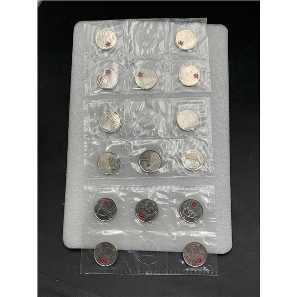 ESTATE ITEM - Canada Laura Secord 1812 Mint Sealed Sets of Quarters LOT of 3