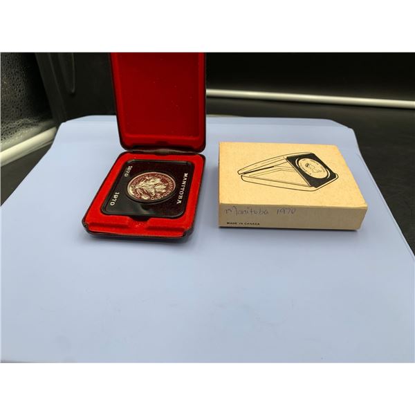ESTATE ITEM - Canada 1870-1970 Manitoba $1.00 Cased Coin
