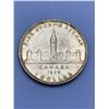 Image 1 : ESTATE ITEM - Canada Silver 1939 King George VI Parliment $1.00 Coin