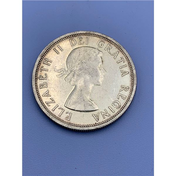 ESTATE ITEM - Rare Canada 1954 Canoe CH Silver Dollar Coin