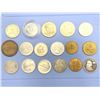 Image 2 : ESTATE ITEM - LOT of 18 assorted collector coins and medallions