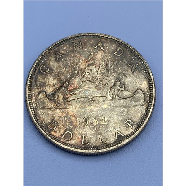 ESTATE ITEM - Canada 1962 Silver $1.00 Voyageur Dollar Coin