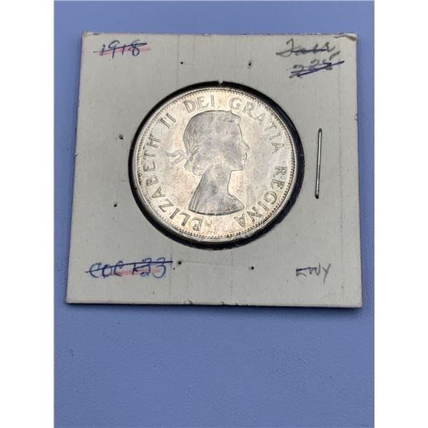 ESTATE ITEM - Canada 1963 Silver Half Dollar Coin