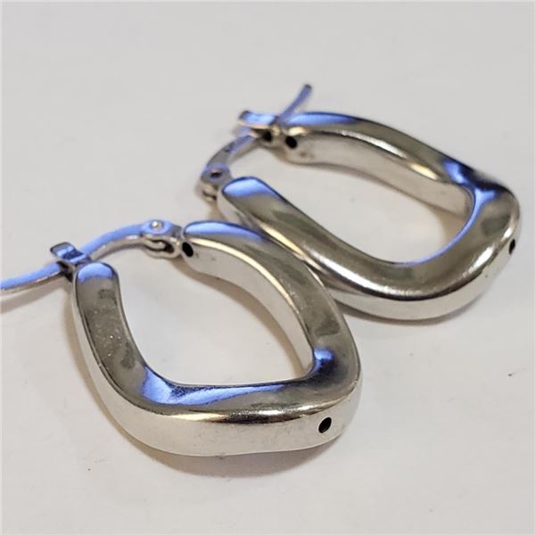Silver Earrings (~Size 0) (~length 0inches) (~weight 3.75g), Suggested Retail Value $120