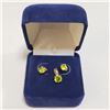Image 3 : Silver Peridot Earrings & Pendant Set (~Size 0) (~length 0inches), Suggested Retail Value $120