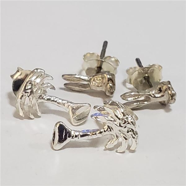 Silver Lot Of 2 Earrings (~Size 0) (~length 0inches), Suggested Retail Value $80