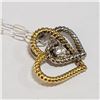 Image 2 : Silver Cubic Zirconia Necklace (~Size 0) (~length 16inches), Suggested Retail Value $100