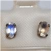 Image 1 : Silver Moonstone Earrings (~Size 0) (~length 0inches), Suggested Retail Value $100
