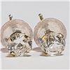 Image 1 : 14K Yellow Gold Cubic Zirconia Earrings (~Size 0) (~length 0inches), Suggested Retail Value $160