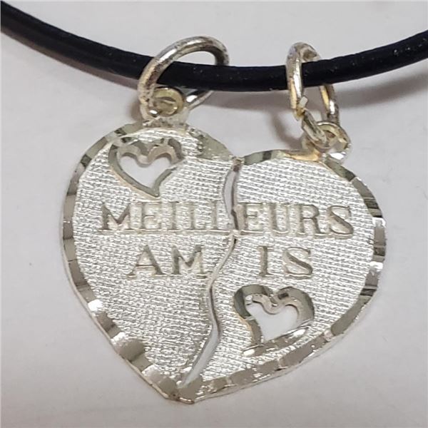 Silver W/ Cord Pendant (~Size 0) (~length 0inches), Suggested Retail Value $80